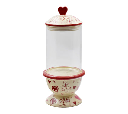 Temp-tations Seasonal 14" Store and More Pedestal Jar