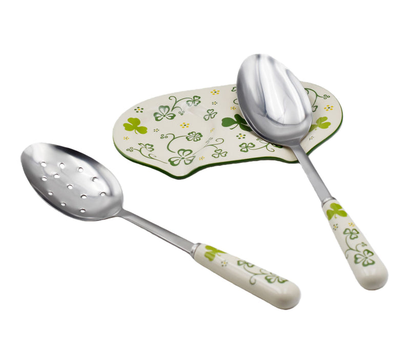 Temp-tations Double Spoon Rest with Two Serving Spoons — View 7