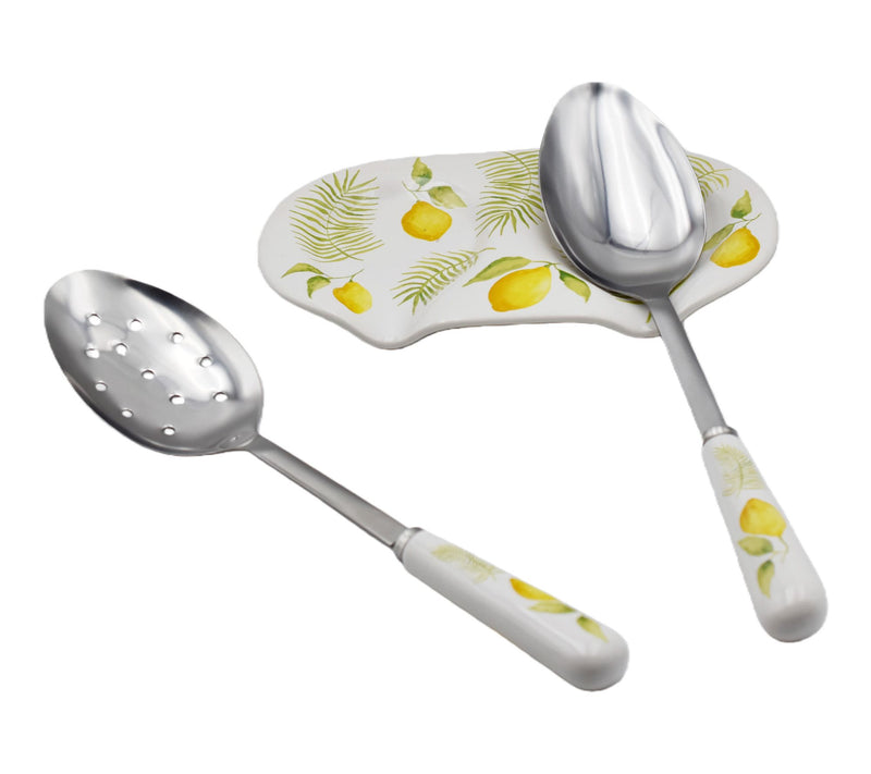 Temp-tations Double Spoon Rest with Two Serving Spoons — View 8