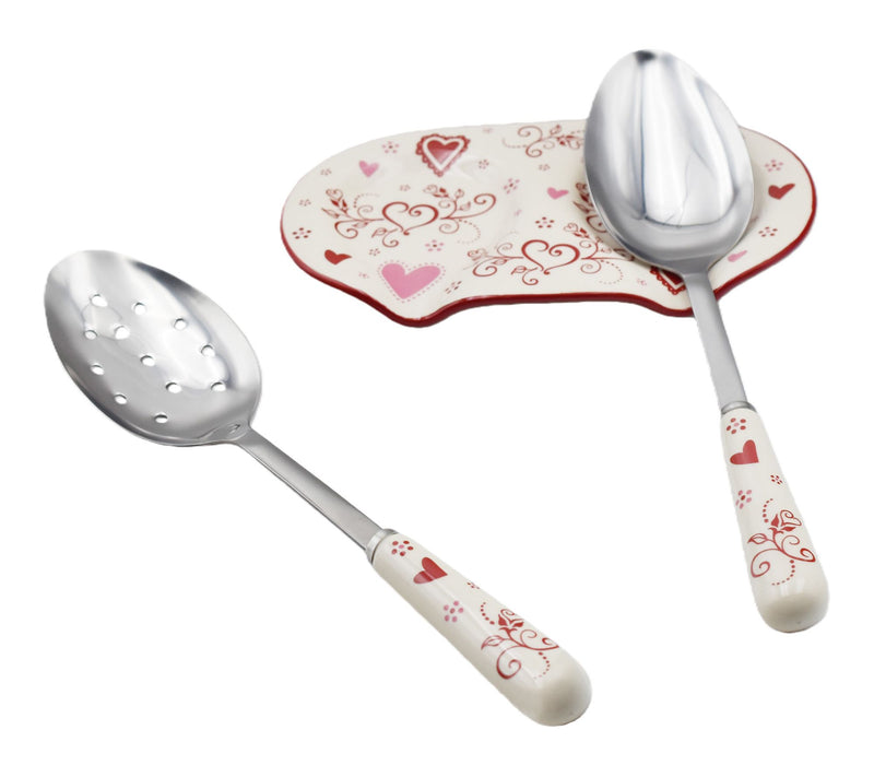 Temp-tations Double Spoon Rest with Two Serving Spoons — View 9