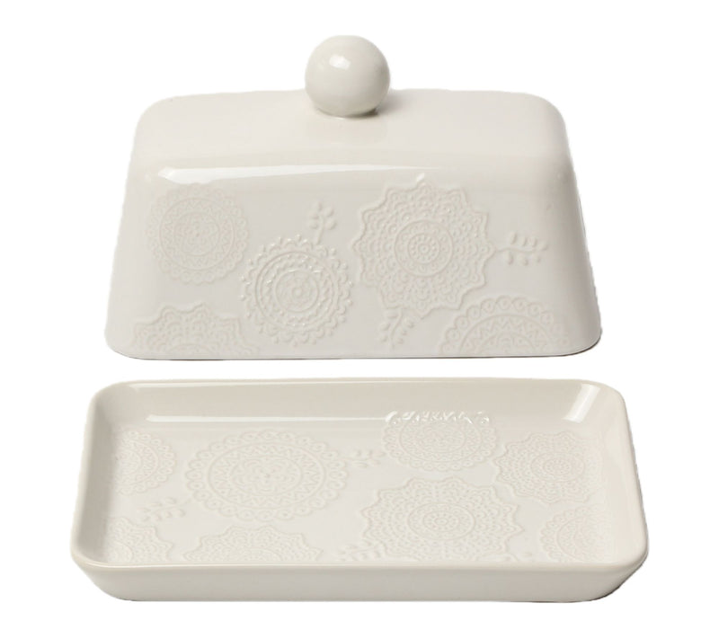 Temp-tations Seasonal Lidded Butter Dish with Finial — View 3