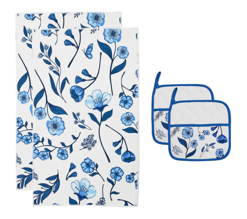 Temp-tations Seasonal 4-Piece Trivet and Towel Set — View 6
