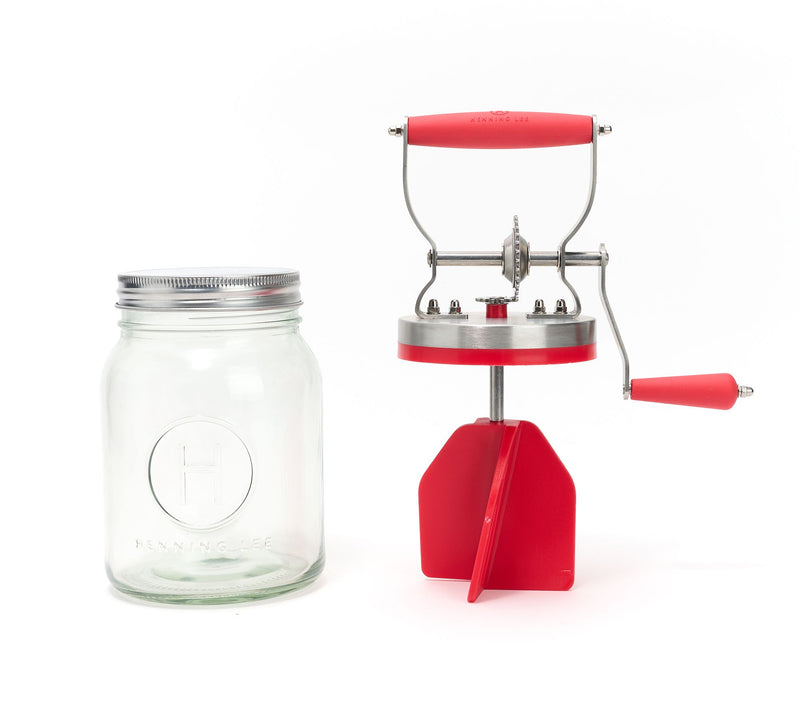 Henning Lee 32-oz Manual Butter Churner w/ Storage Lid — View 8