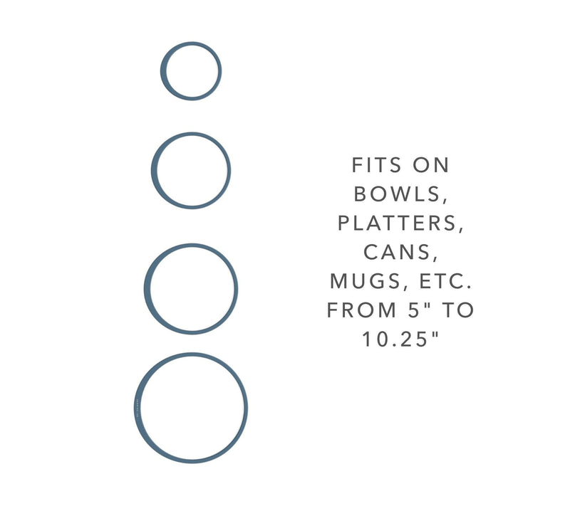 Henning Lee Set of 4 Fresh Prep Universal Silicone Lids — View 9