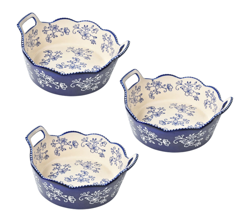 Temp-tations Set of (3) Round Nesting Mini Bakers — View 12