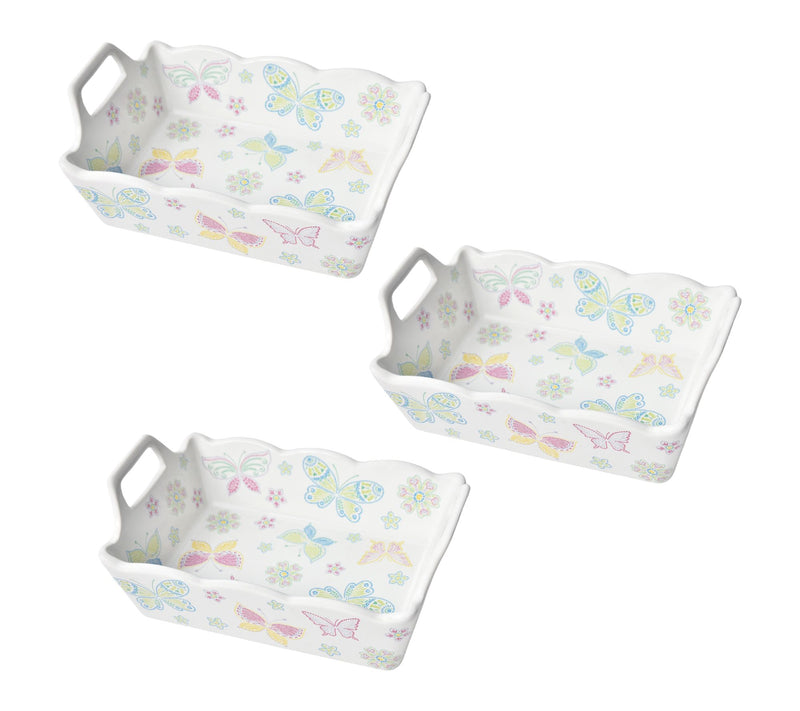 Temp-tations Set of (3) Rectangular Nesting Mini Bakers — View 9
