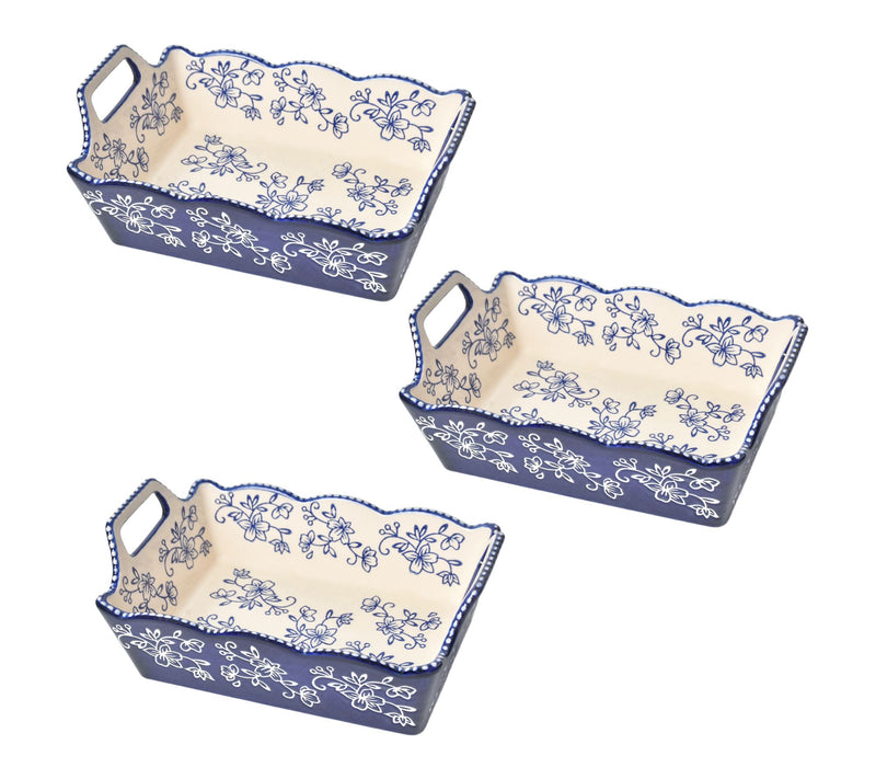 Temp-tations Set of (3) Rectangular Nesting Mini Bakers — View 12