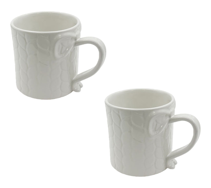 Temp-tations Set of (2) 16-oz Mugs with Figural Bow Handles — View 10