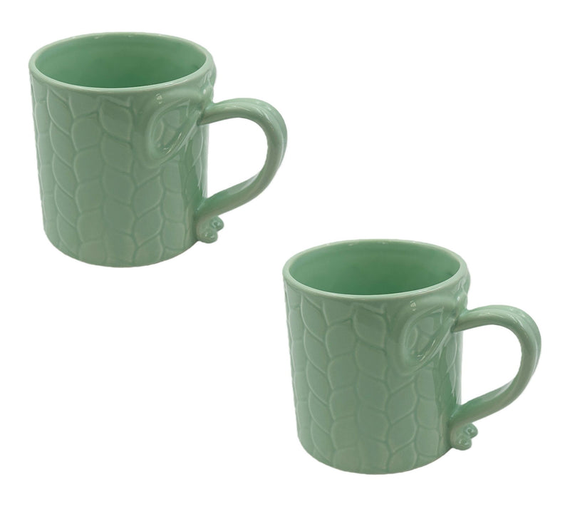 Temp-tations Set of (2) 16-oz Mugs with Figural Bow Handles — View 11