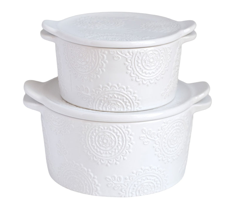 Temp-tations Set of (2) Round Bakers with Lid-Its — View 4