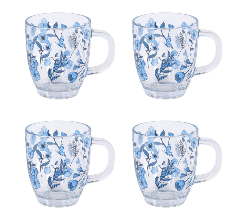 Temp-tations Set of (4) 12-oz Borosilicate Glass Mugs — View 10
