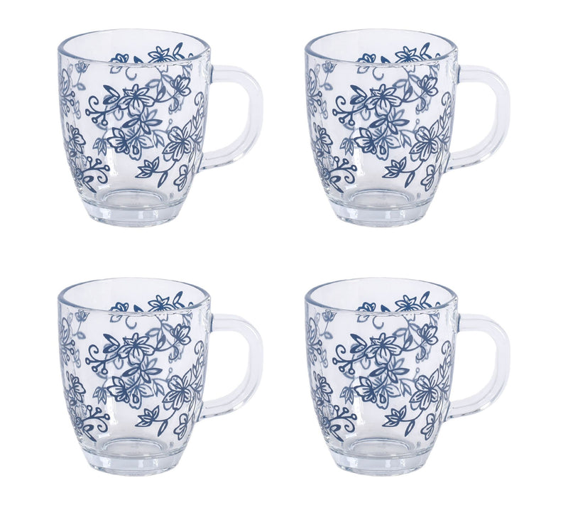 Temp-tations Set of (4) 12-oz Borosilicate Glass Mugs — View 11