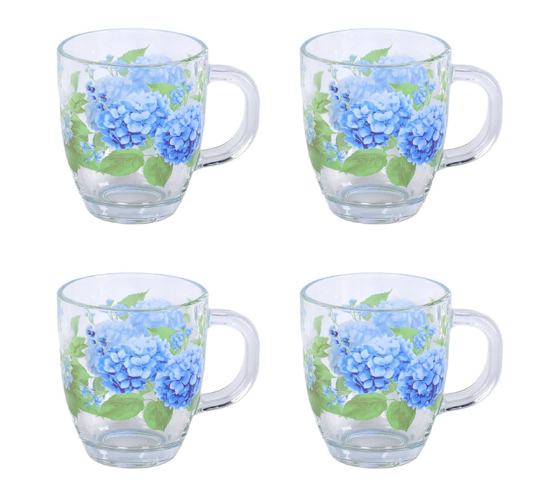Temp-tations Set of (4) 12-oz Borosilicate Glass Mugs — View 12