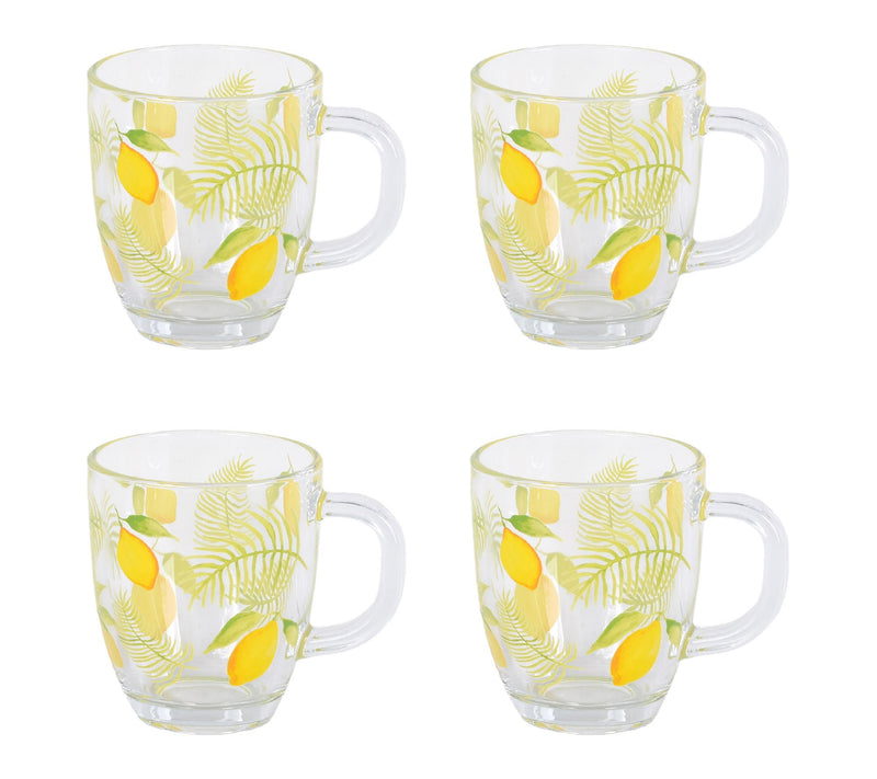 Temp-tations Set of (4) 12-oz Borosilicate Glass Mugs — View 13
