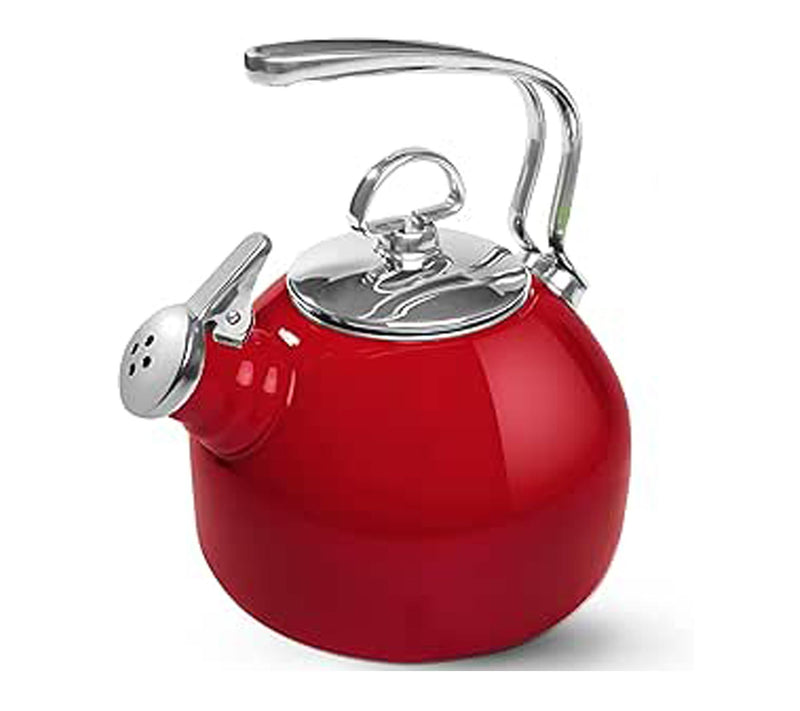 Chantal 1.8 qt. Enamel-on-Steel Classic Teakettle — View 7