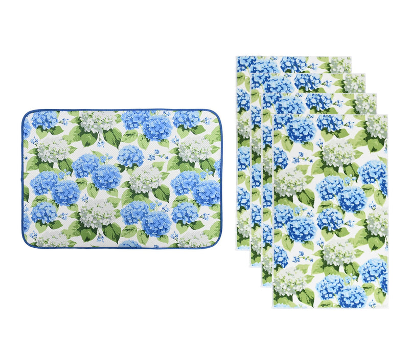 Temp-tations XL Drying Mat and 4-Piece Microfiber Towel Set — View 14