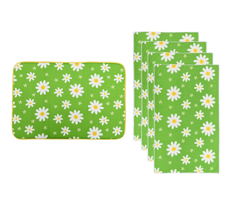 Temp-tations XL Drying Mat and 4-Piece Microfiber Towel Set — View 19