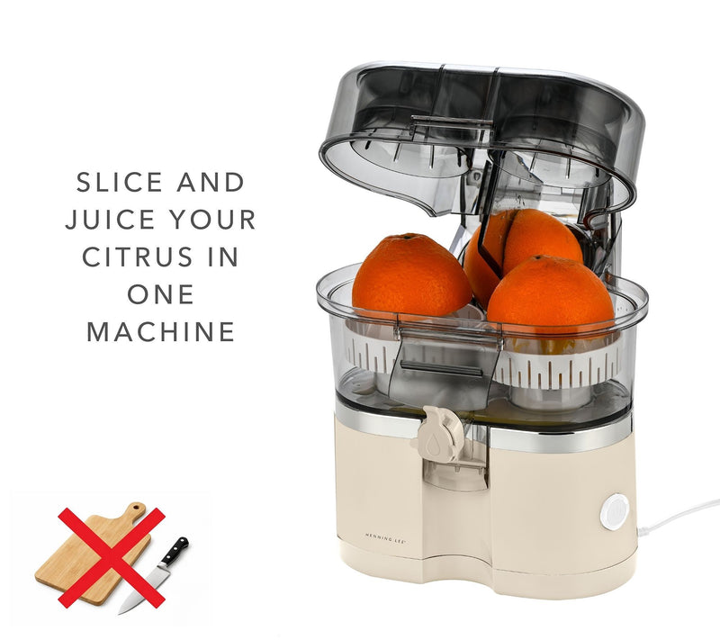 Henning Lee Dual-Head Electric Citrus Juicer with Built-In Slicer — View 6