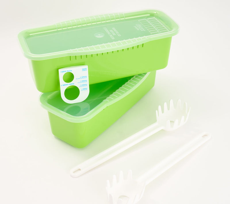 Decor Microwave Pasta Maker w/ Tools — View 14