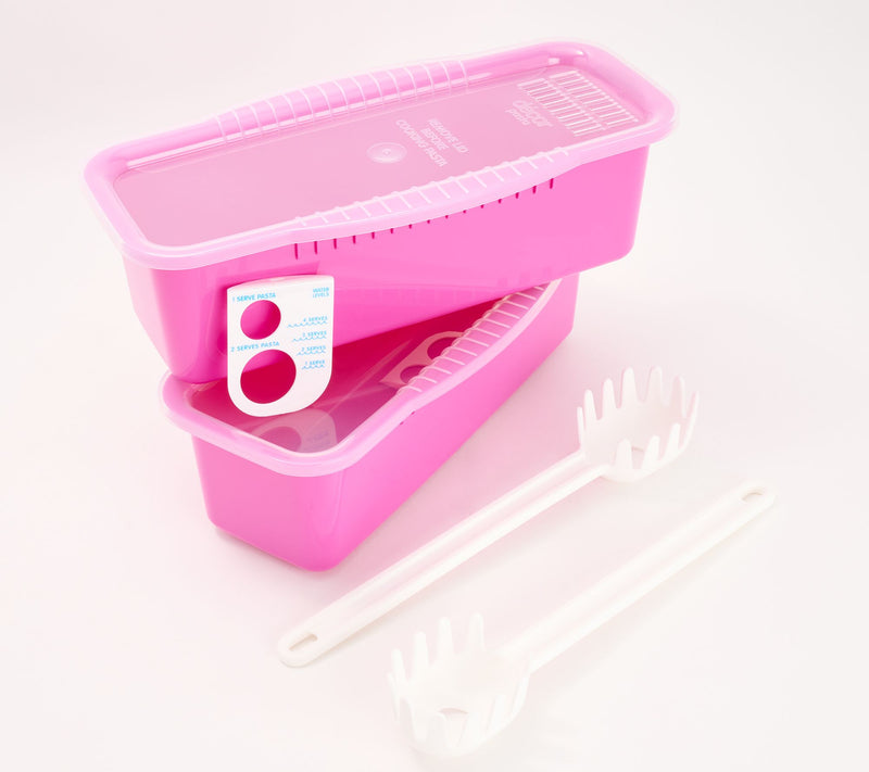 Decor Microwave Pasta Maker w/ Tools — View 15