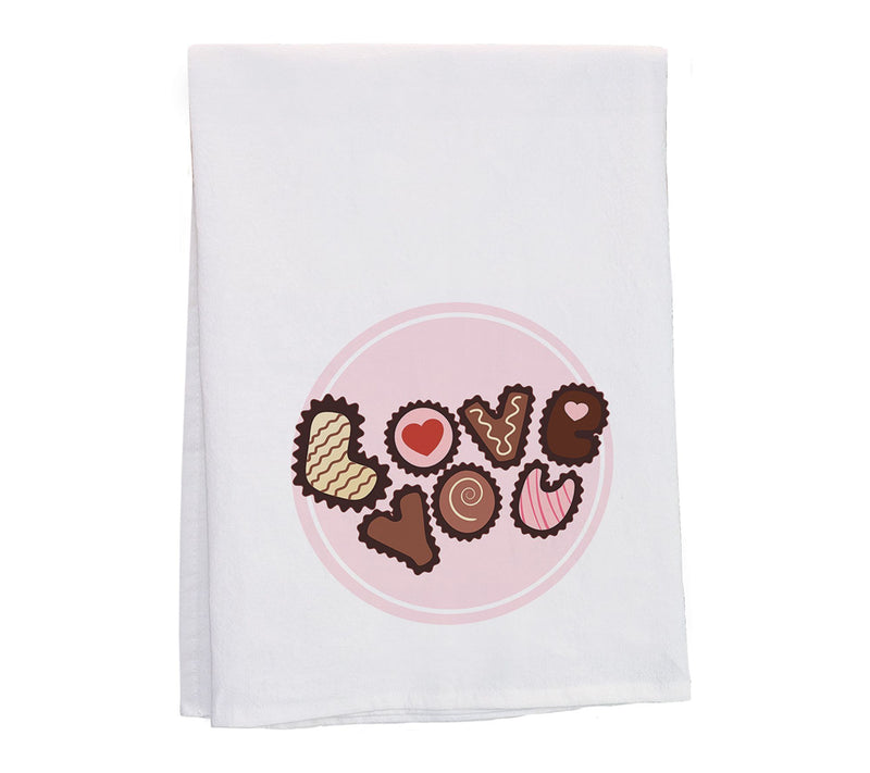 Sincere Surroundings 29" Valentine's Day Tea Towel — View 4