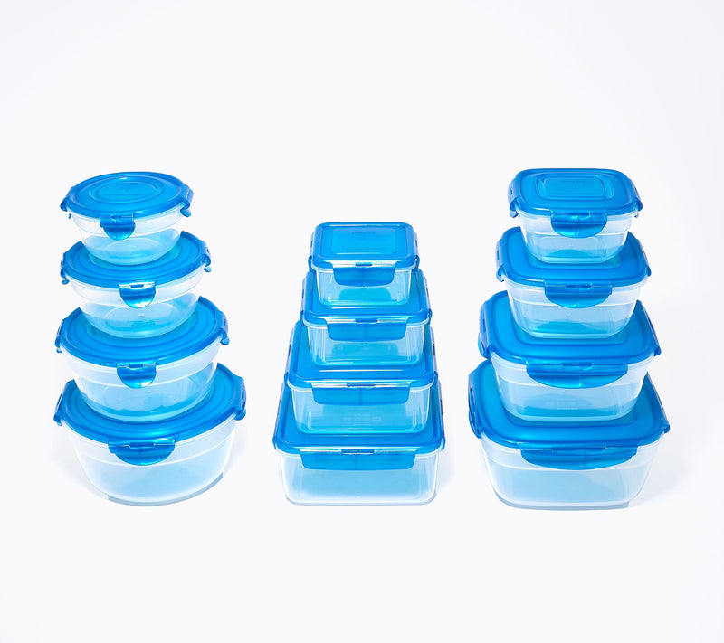 LocknLock 12-pc Nestable Bowl, Square & Zen Storage Set — Main view