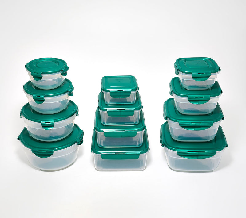LocknLock 12-pc Nestable Bowl, Square & Zen Storage Set — View 7