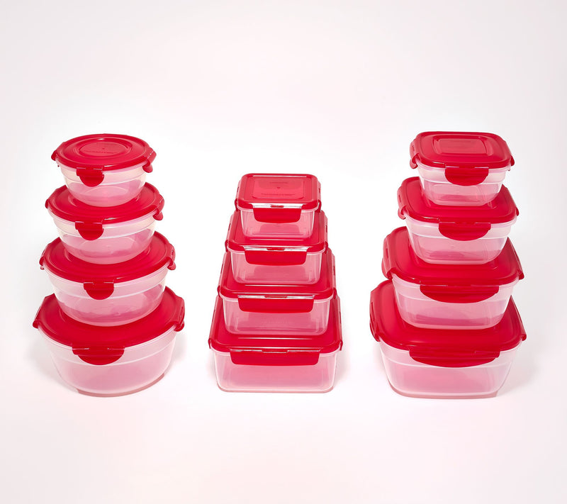 LocknLock 12-pc Nestable Bowl, Square & Zen Storage Set — View 9