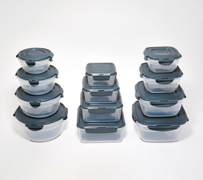 LocknLock 12-pc Nestable Bowl, Square & Zen Storage Set — View 11