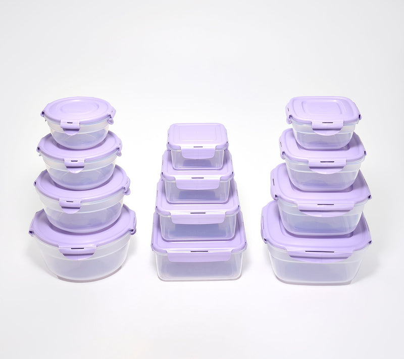 LocknLock 12-pc Nestable Bowl, Square & Zen Storage Set — View 21