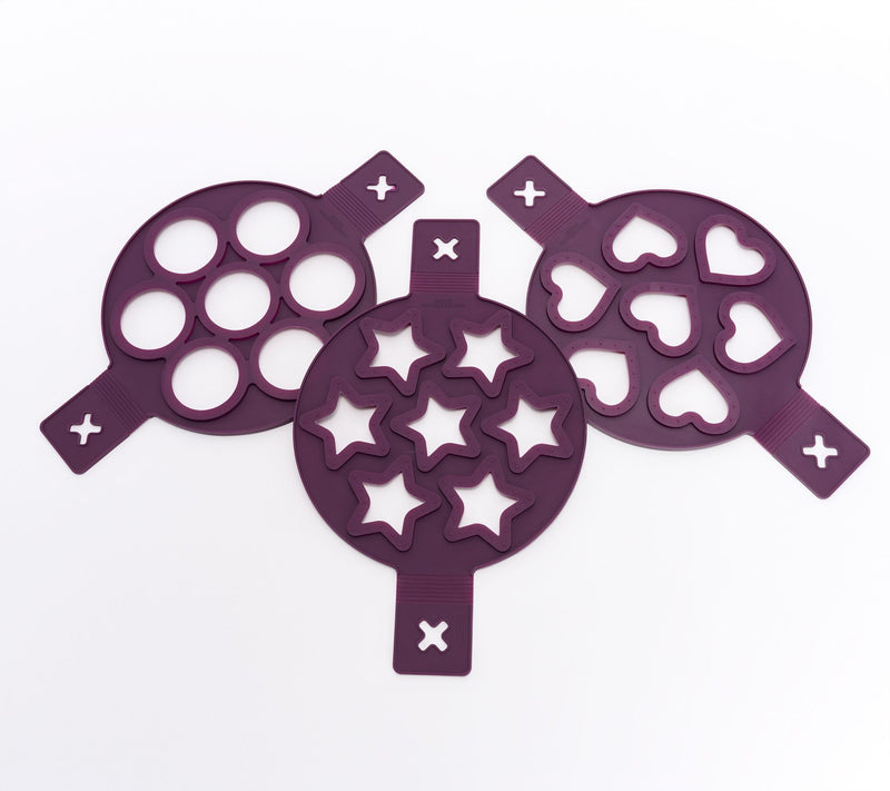 Good Housekeeping Set of 3 Muliti-Shaped Pancake Molds — View 7