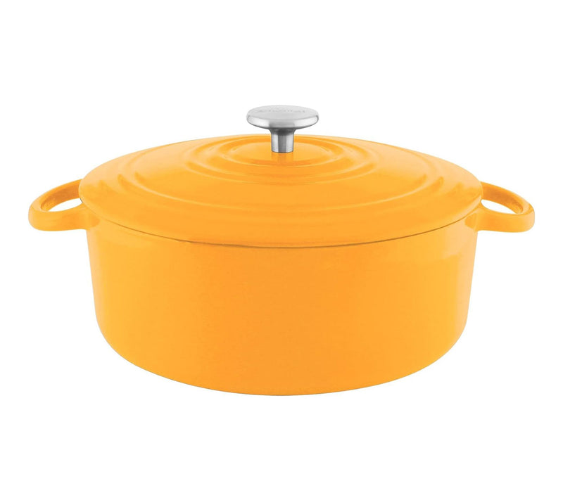 Chantal 7 qt. Round Cast Iron Dutch Oven — View 7
