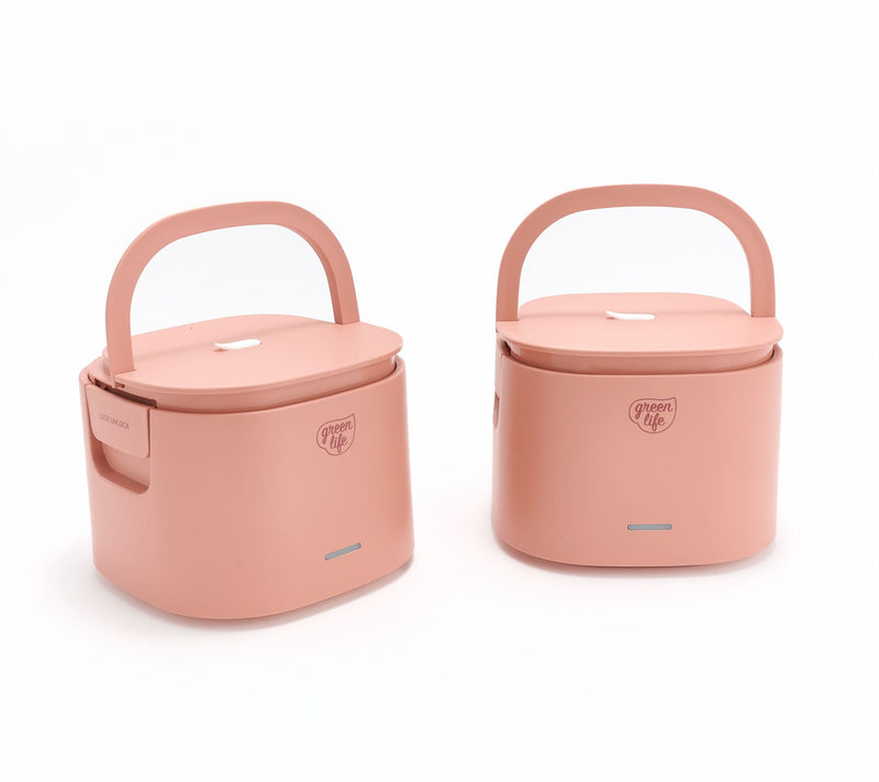 GreenLife Set of (2) 20-oz Heated Lunch Boxes — View 5