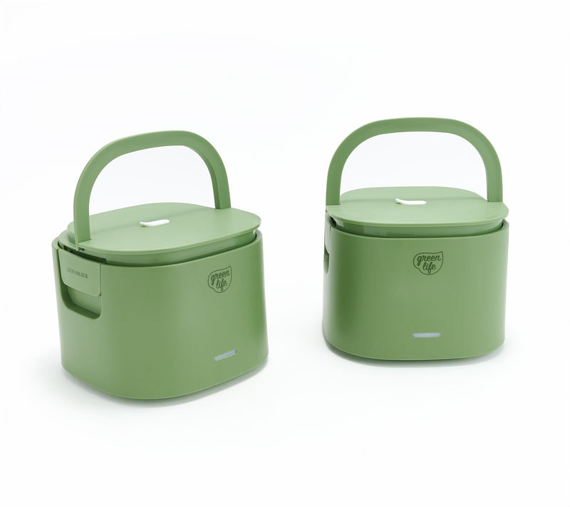 GreenLife Set of (2) 20-oz Heated Lunch Boxes — View 7