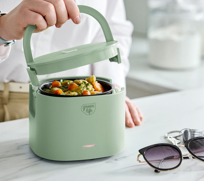 GreenLife Set of (2) 20-oz Heated Lunch Boxes — View 11
