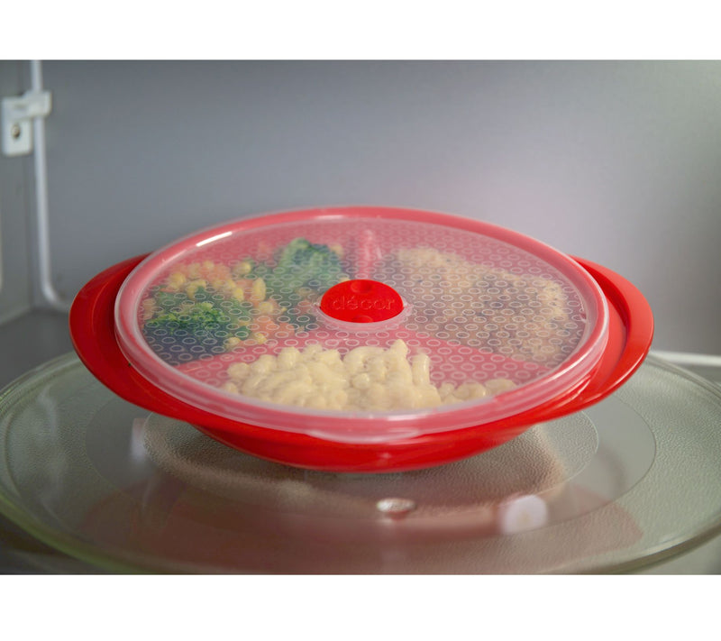 Decor Set of 5 Segmented Microwave Plates — View 5