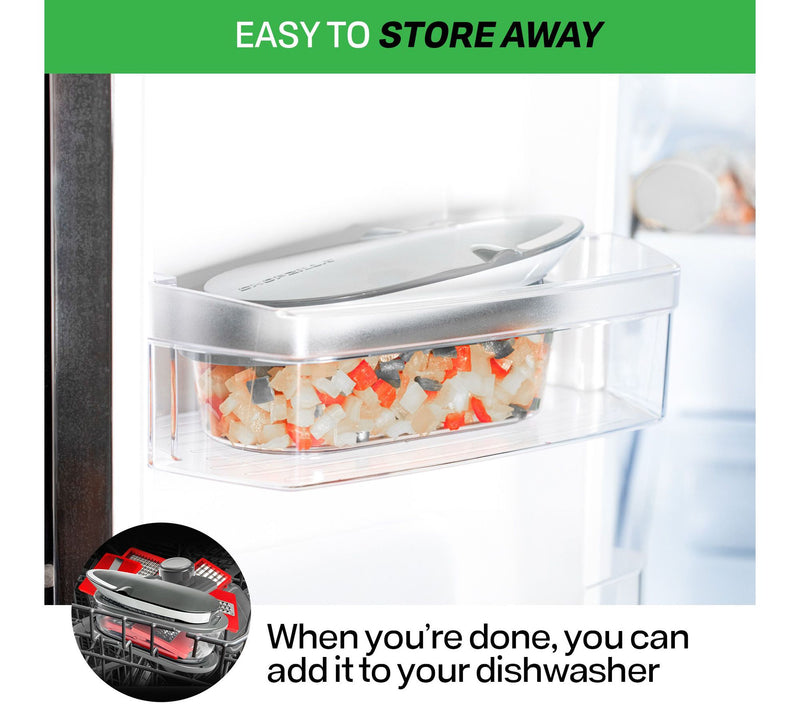 Chopzilla Multi-Function Food Chopper - 4 Interchangeable Cuts — View 6
