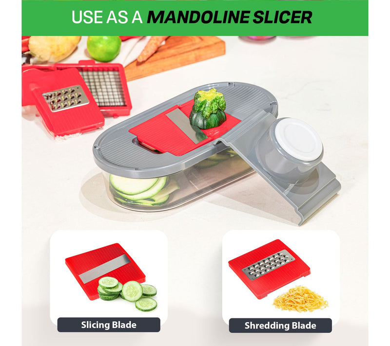 Chopzilla Multi-Function Food Chopper - 4 Interchangeable Cuts — View 4