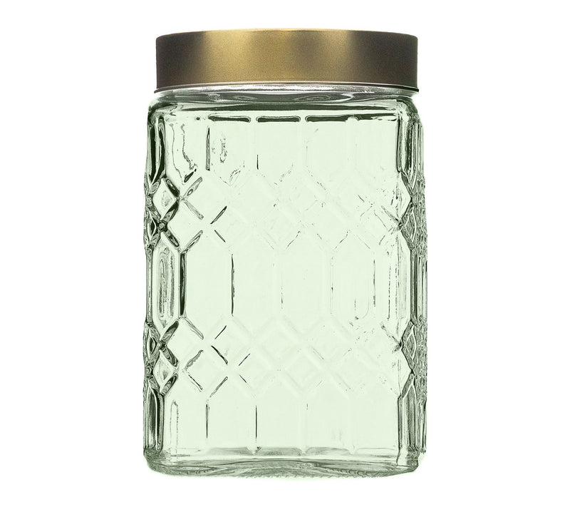 10 Strawberry Street Set of 2 Lenox Graduated Glass Canisters — View 3