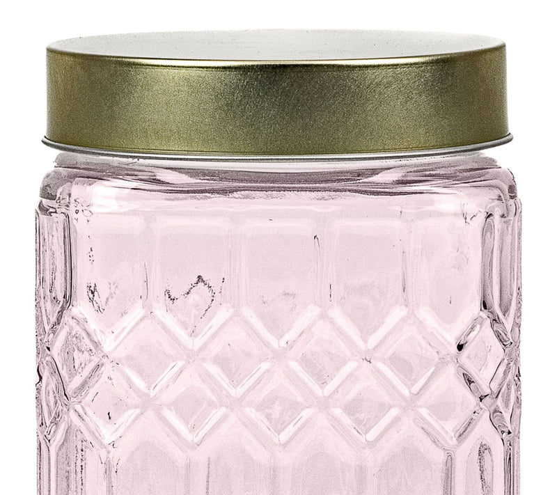 10 Strawberry Street Set of 2 Lenox Graduated Glass Canisters — View 6