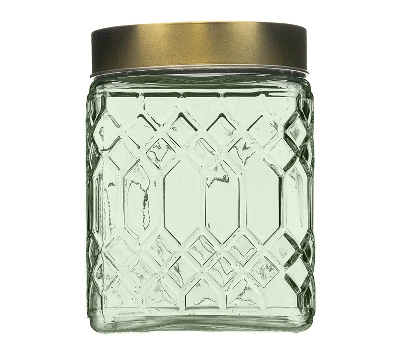 10 Strawberry Street Set of 2 Lenox Graduated Glass Canisters — View 2