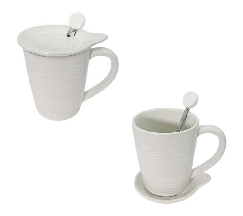 Temp-tations Set of (2) 16-oz Lidded Mugs with Spoons — View 9