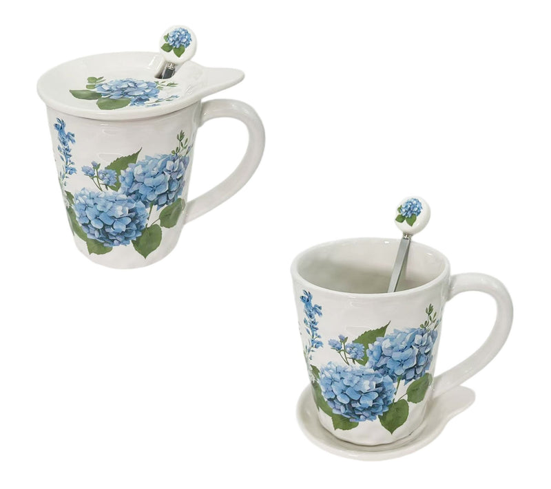 Temp-tations Set of (2) 16-oz Lidded Mugs with Spoons — View 10