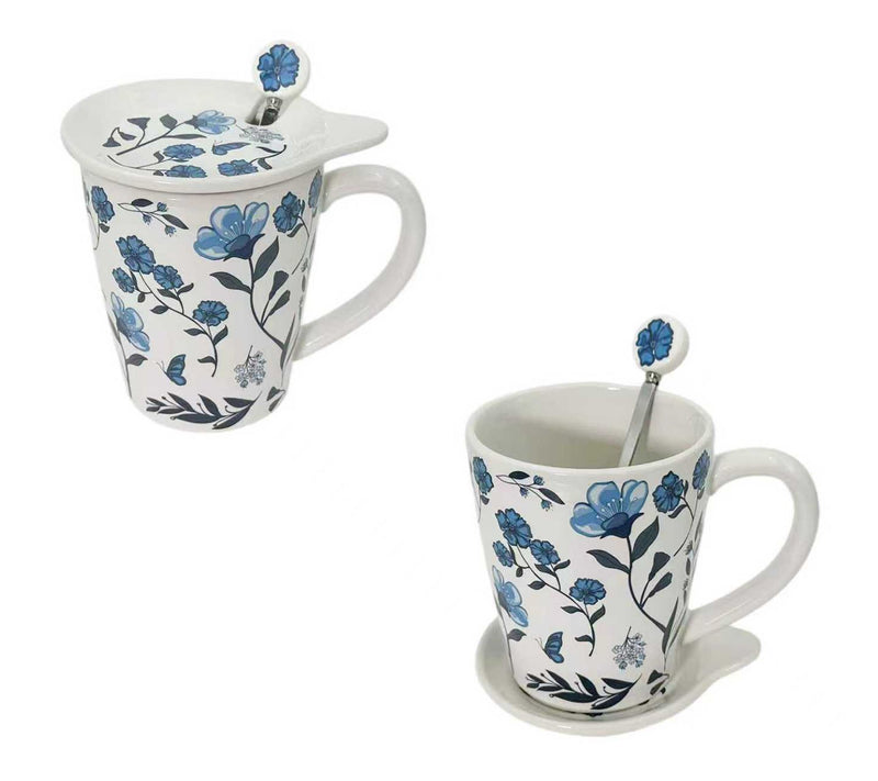 Temp-tations Set of (2) 16-oz Lidded Mugs with Spoons — View 11