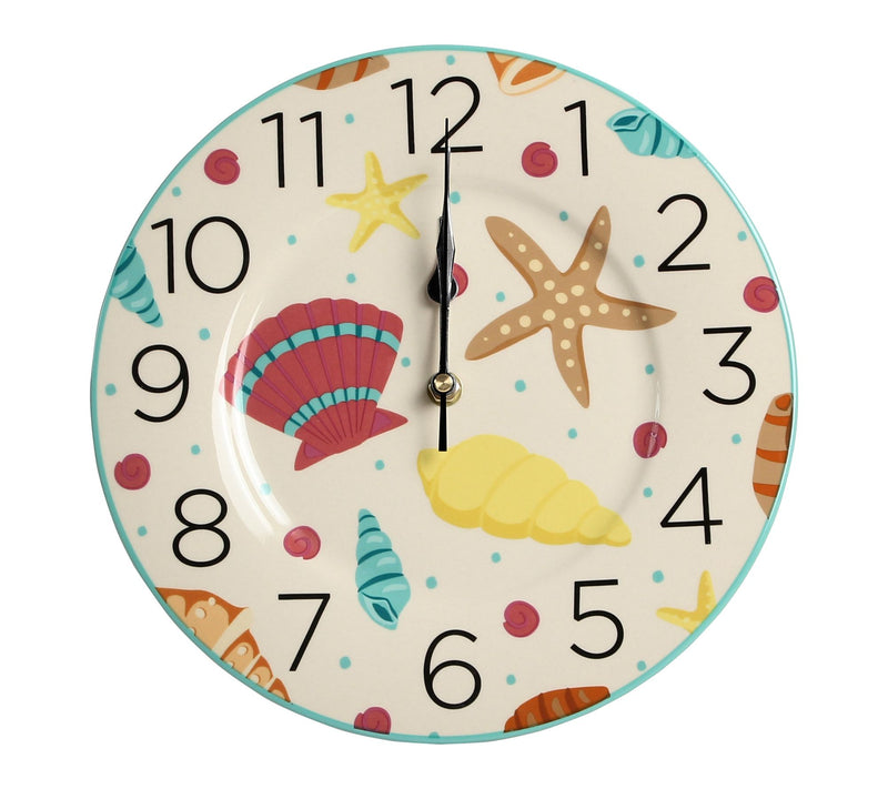 Temp-tations 10.5" Ceramic Wall Clock — View 10