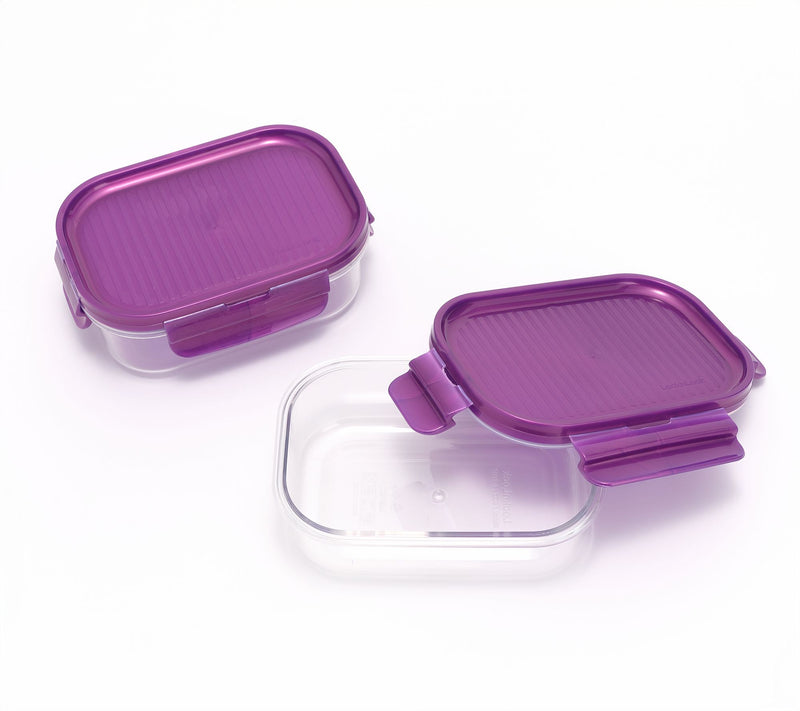 LocknLock Set of 6 Mini Stackable Tritan Rectangles — View 2
