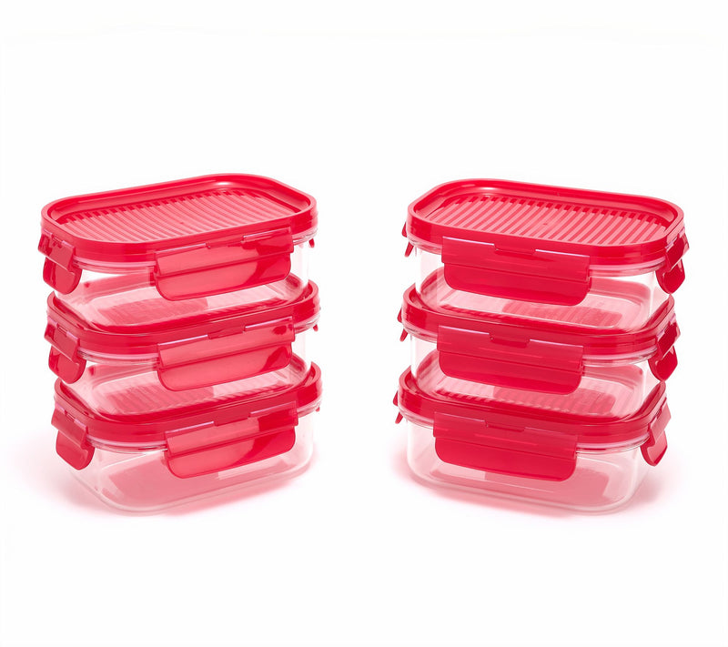 LocknLock Set of 6 Mini Stackable Tritan Rectangles — View 10