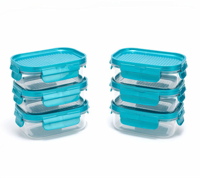 LocknLock Set of 6 Mini Stackable Tritan Rectangles — View 12