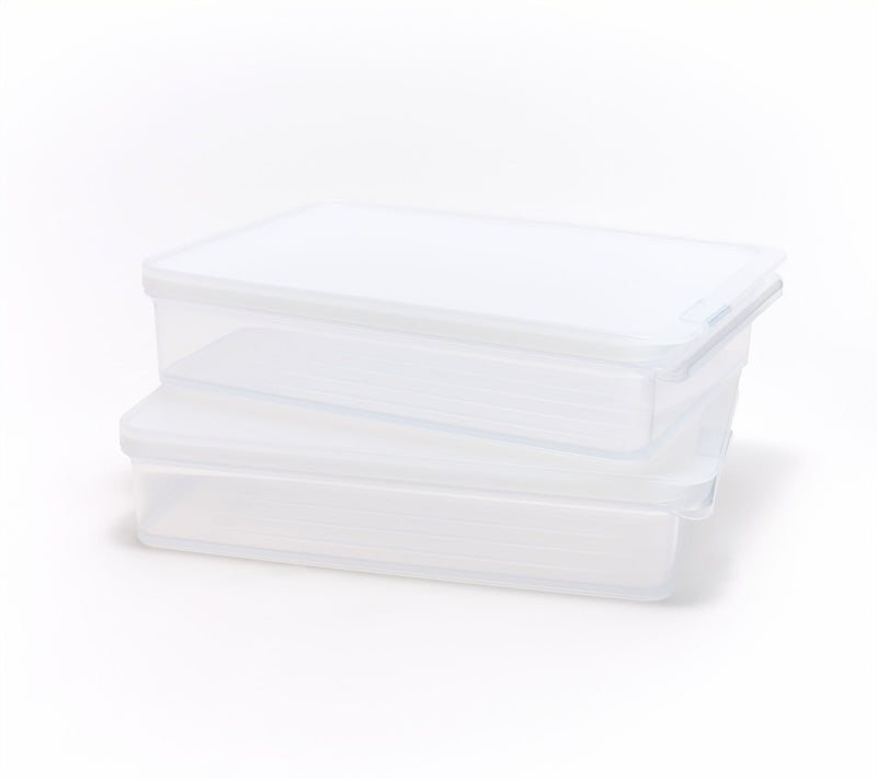 LocknLock Set of 2 Freezer Fit Rectangle Storage Containers — View 2