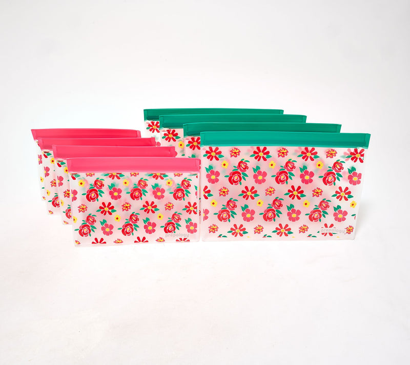 Prepology Set of 8 Reusable Zip-Top Food Storage Bags — View 3